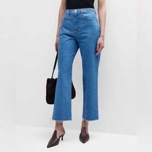 Frame Le Jane Crop Jean in Meadow - Size 25